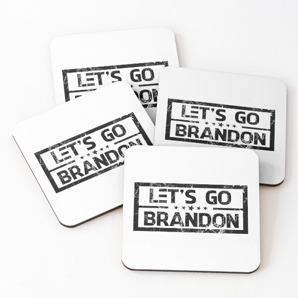 Item preview, Let's Go Brandon Bumper Sticker in black designed and sold by Manoroma.