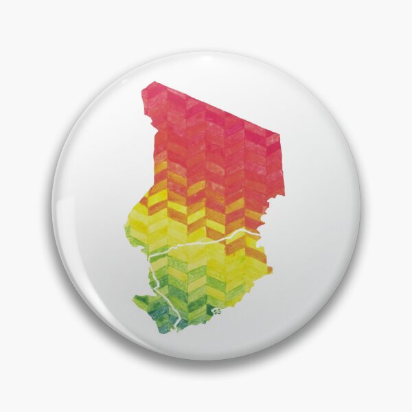 Item preview, Chad Map Sticker designed and sold by SharlaPaints.