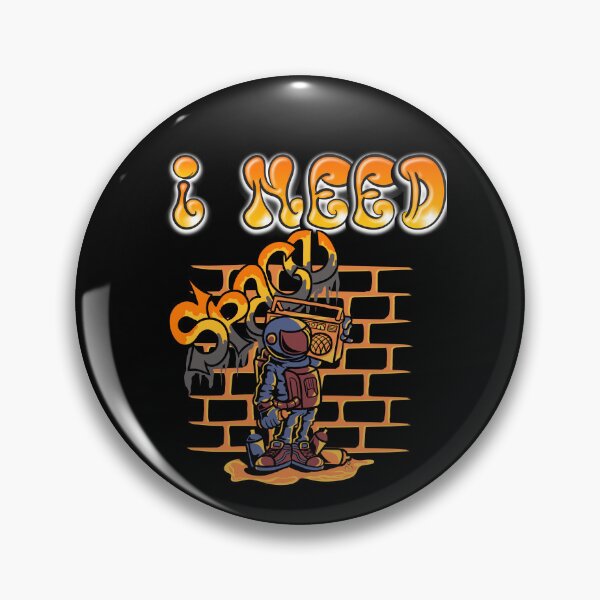 Item preview, I Need Space Graffiti designed and sold by RockBeeDesigns.