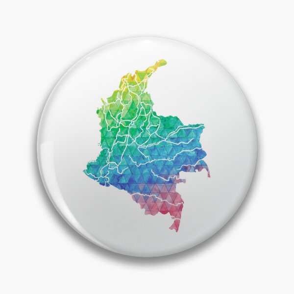 Item preview, Colombia Map Sticker designed and sold by SharlaPaints.