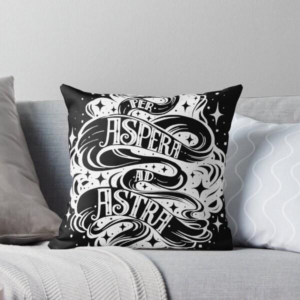 Item preview, Per Aspera Ad Astra Latin phrase - WHITE designed and sold by katesamdesign.