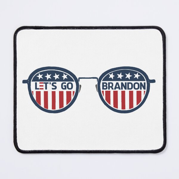 Item preview, Let's go Brandon Meme Sticker with Sunglasses designed and sold by Manoroma.