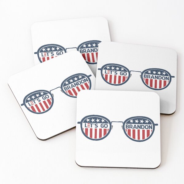 Item preview, Let's go Brandon Meme Sticker with Sunglasses designed and sold by Manoroma.