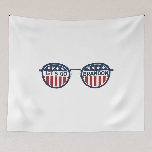 Item preview, Let's go Brandon Meme Sticker with Sunglasses designed and sold by Manoroma.