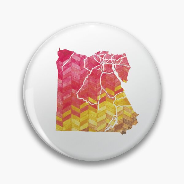 Item preview, Egypt Map Sticker designed and sold by SharlaPaints.