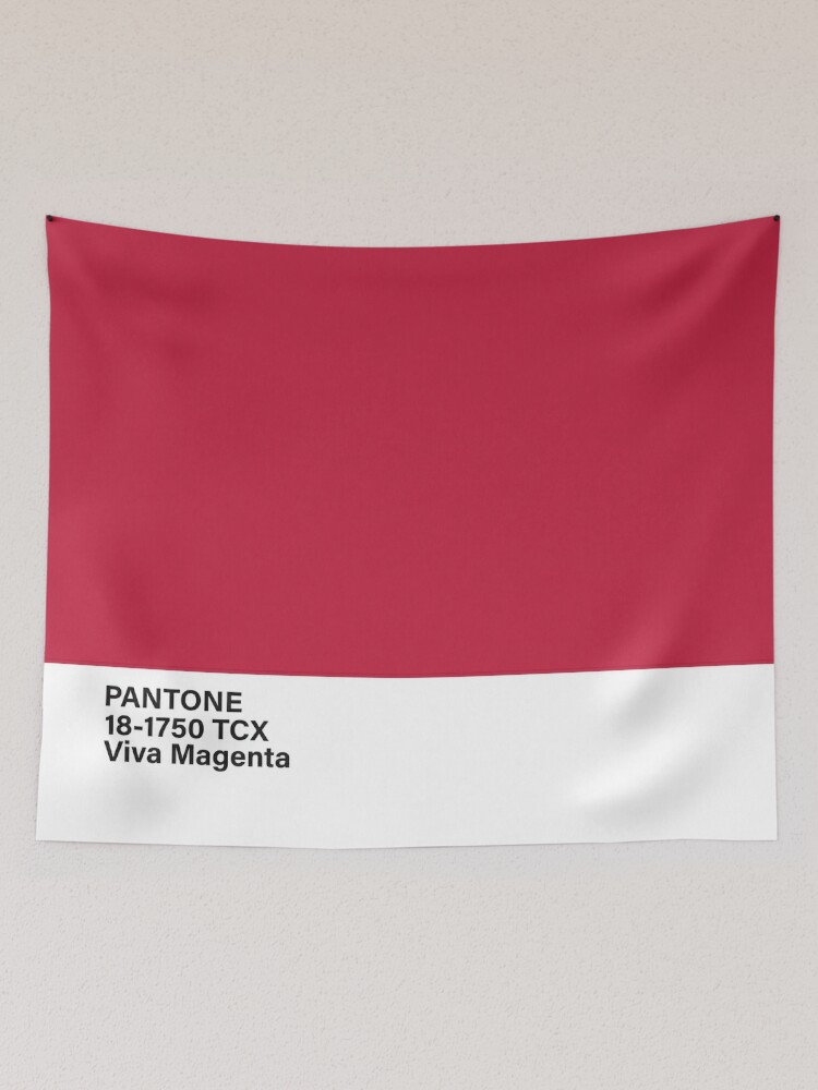 Pantone 18-1750 TCX Viva Magenta , color of the year 2023 Tapestry for  Sale by princessmi-com