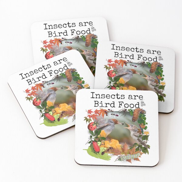 Item preview,  Insects Are Bird Food Colorful Nature Design designed and sold by EarthArtDesigns.