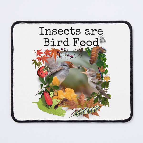 Item preview,  Insects Are Bird Food Colorful Nature Design designed and sold by EarthArtDesigns.