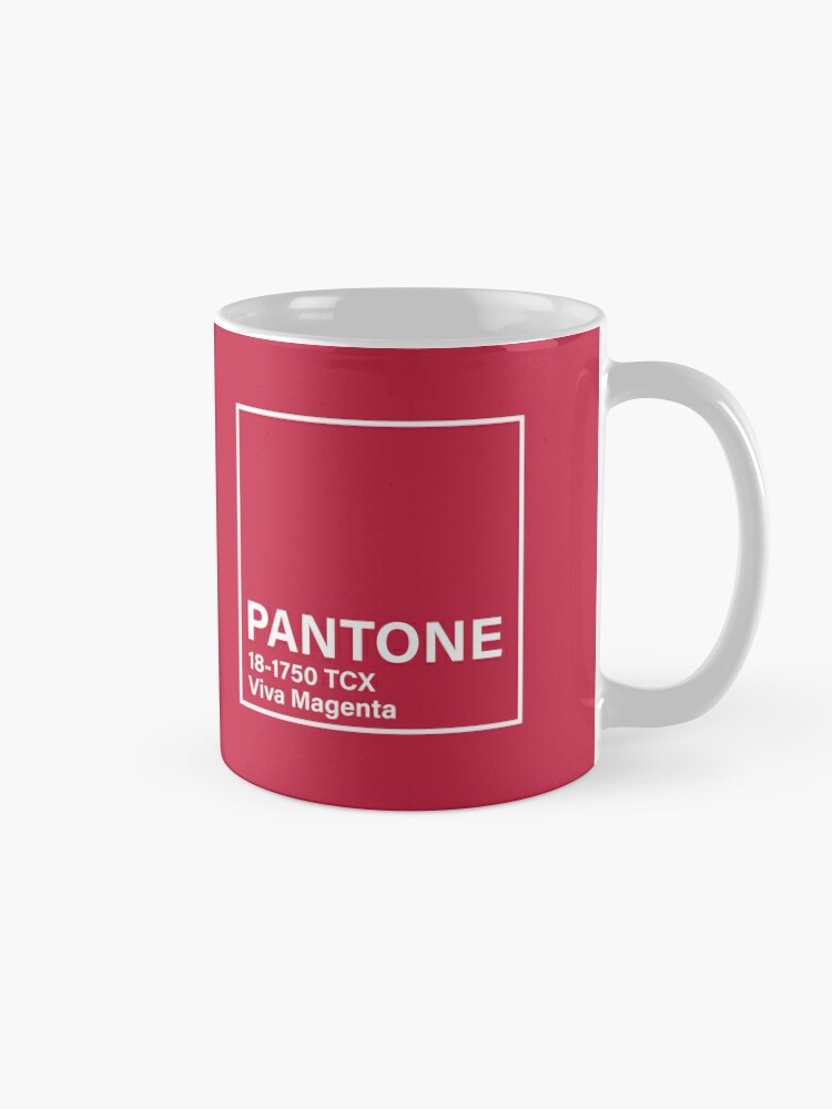 Pantone 18-1750 TCX Viva Magenta , color of the year 2023 Coffee Mug for  Sale by princessmi-com