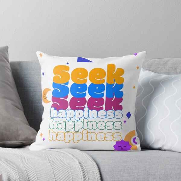 Aperçu de l'œuvre Seek happiness tshirt créée et vendue par Eugenie974.