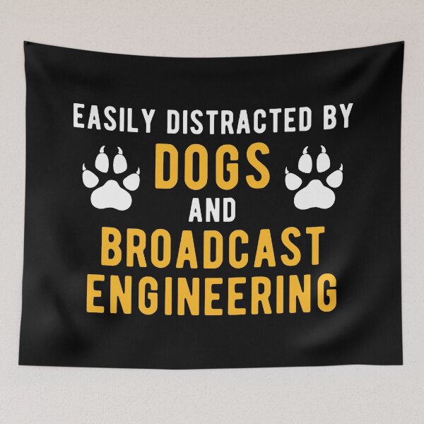 Item preview, Broadcast Engineer Dog Lover designed and sold by NestaReign.