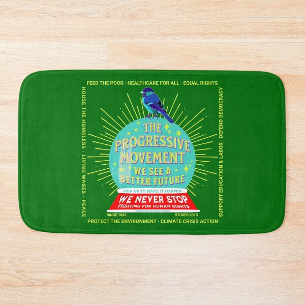 Item preview, PMD00109 Progressive Movement Designs see a better future human rights green design for progressives designed and sold by ProgressiveLeft.