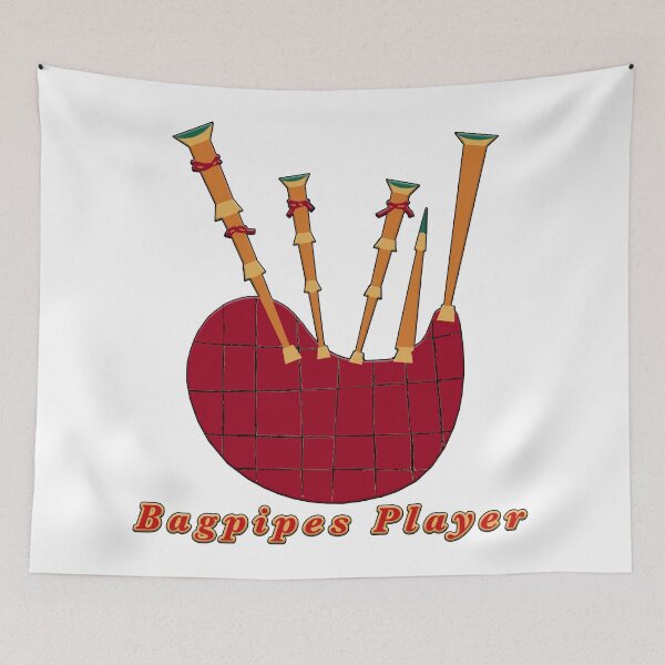 Item preview, Bagpipes Player designed and sold by janraydesigns.