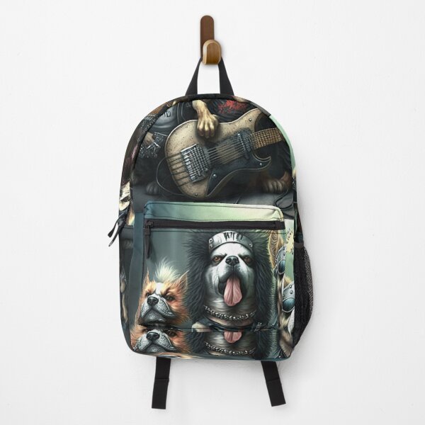 Item preview, Heavy Metal Dog Band Art designed and sold by BeaconMarketing.