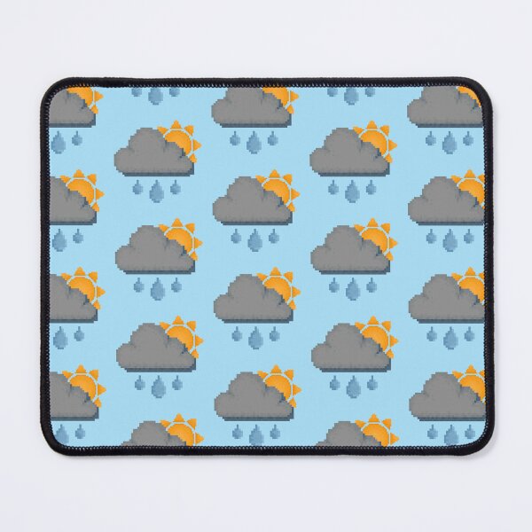 Item preview, Retro Sunny Gloomy Rain Storm Pixel Design designed and sold by 8BitTrip.