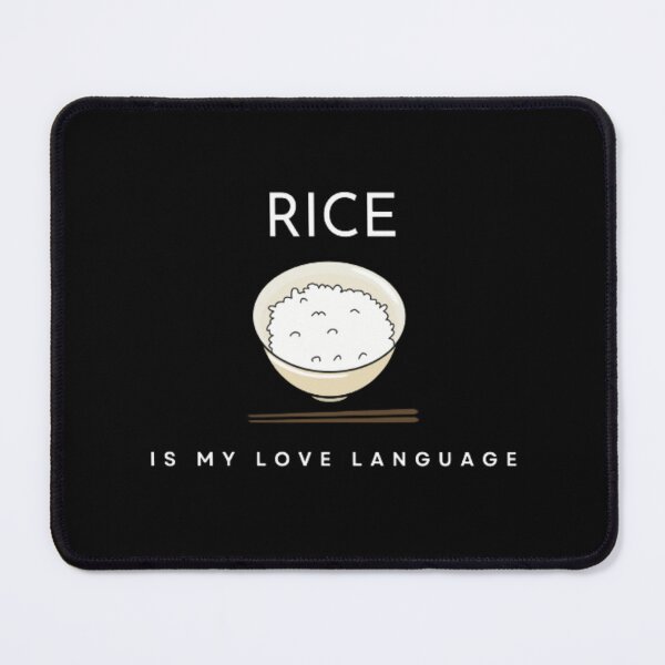 Item preview, Foodie Rice Is My Love Language | Dark Background  designed and sold by embaarc.