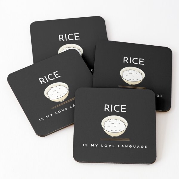 Item preview, Foodie Rice Is My Love Language | Dark Background  designed and sold by embaarc.