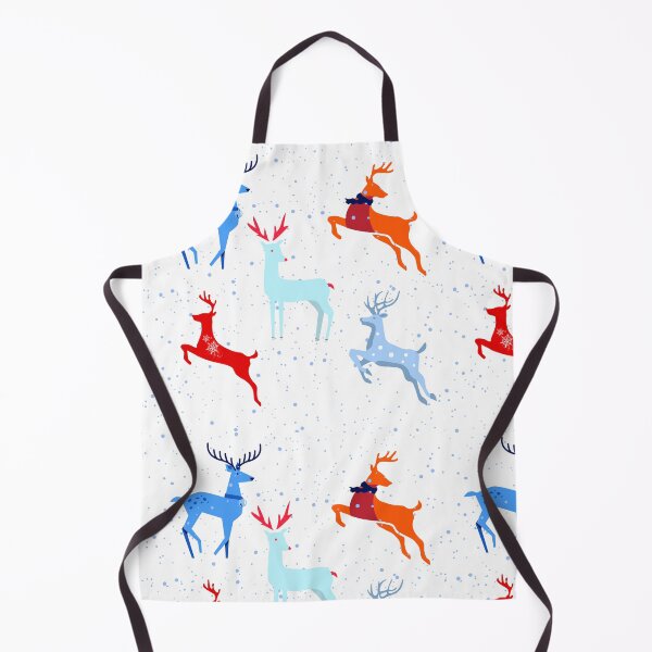 Item preview, Blue snowy Christmas deers. designed and sold by jessypaul027.
