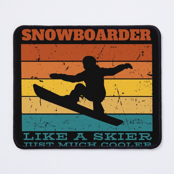 Item preview, Snowboarding Like a Skier Just Much Cooler - Snowboarder quotes - Winter Sport Snowboarder Gift designed and sold by MWProject.