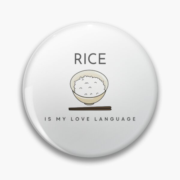 Item preview, Foodie Rice Is My Love Language | Light Background  designed and sold by embaarc.