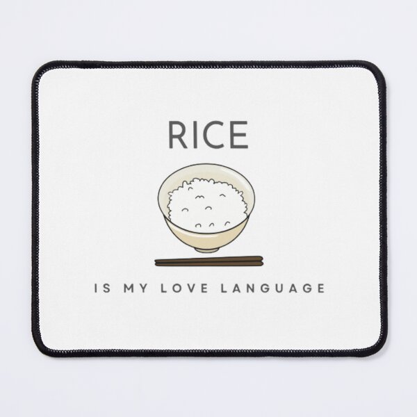 Item preview, Foodie Rice Is My Love Language | Light Background  designed and sold by embaarc.