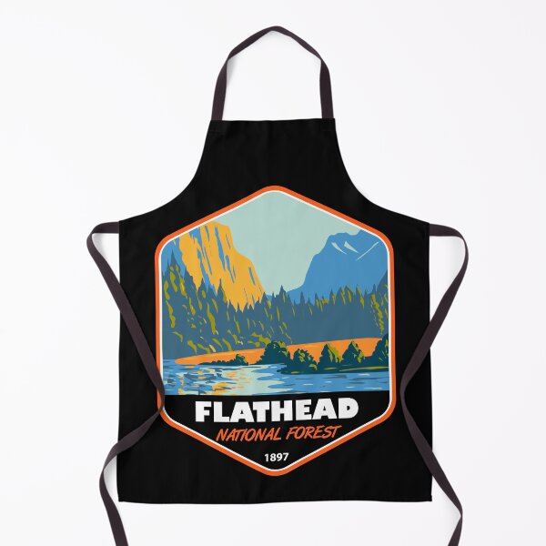 Item preview, Flathead National Forest Montana Vintage Emblem designed and sold by KrisSidDesigns.