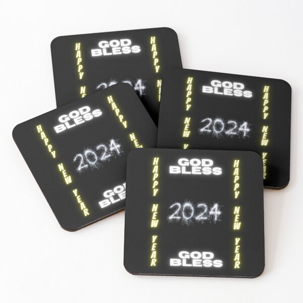 Item preview, God Bless 2024 Happy New Year designed and sold by DEDDesign.