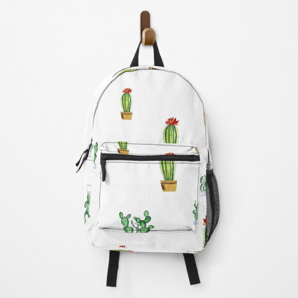 Item preview, Cactus in pot seamless pattern a watercolor designed and sold by Yana Mustafina | Boho Soulful Designs.