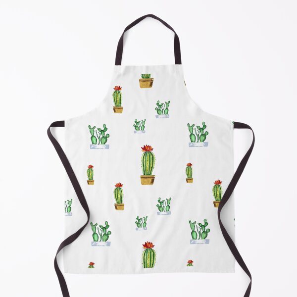 Item preview, Cactus in pot seamless pattern a watercolor  designed and sold by Yana Mustafina | Boho Soulful Designs.