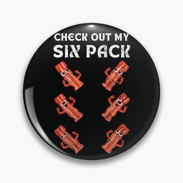 Artikelvorschau, Schauen Sie sich meine Six Pack Distressed Funny Bacon Lovers Geschenke an entworfen und verkauft von Sasikharn.