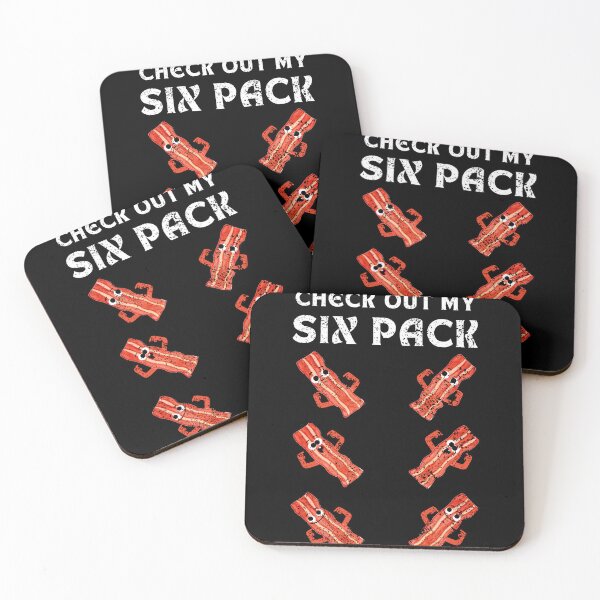 Item preview, Check Out My Six Pack Distressed Funny Bacon Lovers Gifts  designed and sold by Sasikharn.
