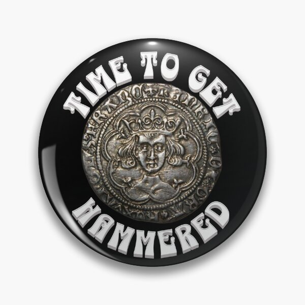 Item preview, Time To Get Hammered Metal Detecting Tshirt Sticker designed and sold by Bespoked.