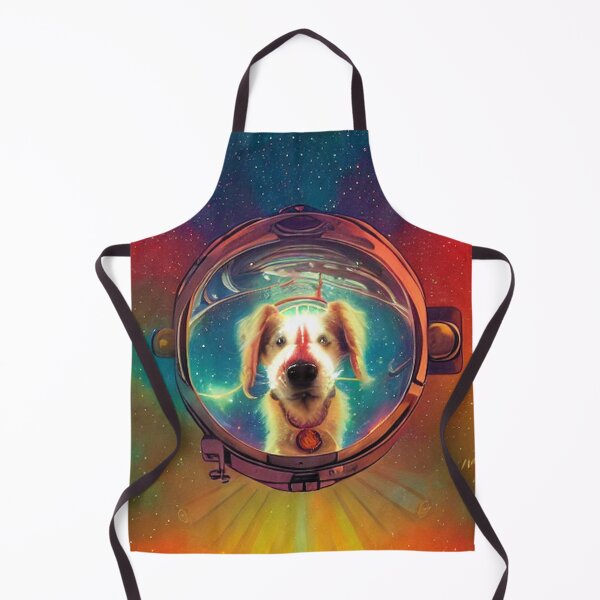 Item preview, Dogs in space nebula galaxy colorful abstract art gift for dog lover designed and sold by ValleyDream.