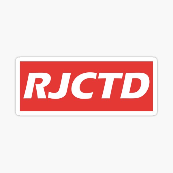 "RJCTD logo" Sticker for Sale by MrFunGuy | Redbubble