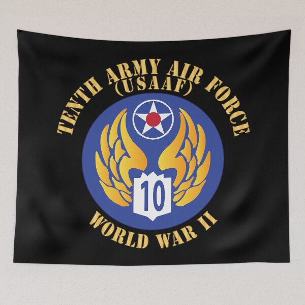 Item preview, SSI - AAF - 10th Air Force - WWII - USAAF x 300 designed and sold by Military Insignia Products.