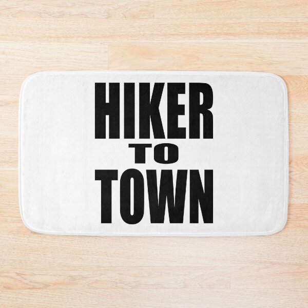 Item preview, HIKER TO TOWN Backpacking Hiking Hitchhiking Bold Design designed and sold by PuddleMart.