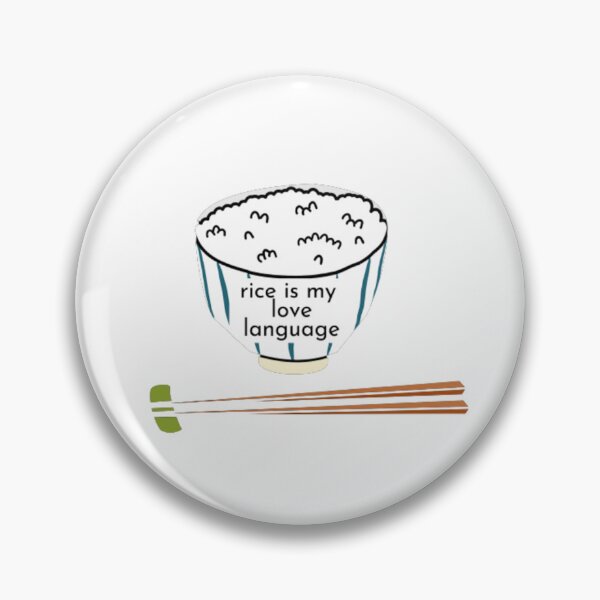 Item preview, Funny Rice Is My Love Language | Light Background  designed and sold by embaarc.