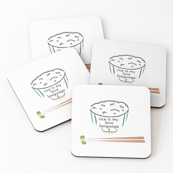 Item preview, Funny Rice Is My Love Language | Light Background  designed and sold by embaarc.