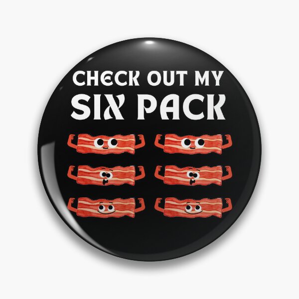 Artikelvorschau, Schauen Sie sich meine Six Pack Distressed Funny Bacon Lovers Geschenke an entworfen und verkauft von Sasikharn.