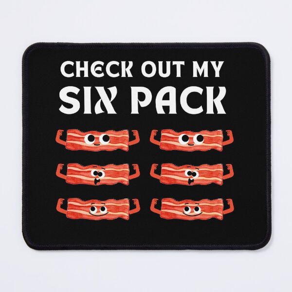 Item preview, Check Out My Six Pack Distressed Funny Bacon Lovers Gifts designed and sold by Sasikharn.