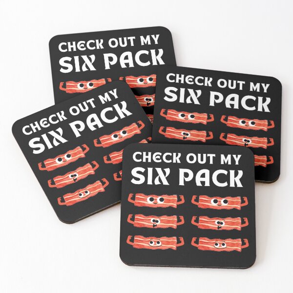 Item preview, Check Out My Six Pack Distressed Funny Bacon Lovers Gifts  designed and sold by Sasikharn.