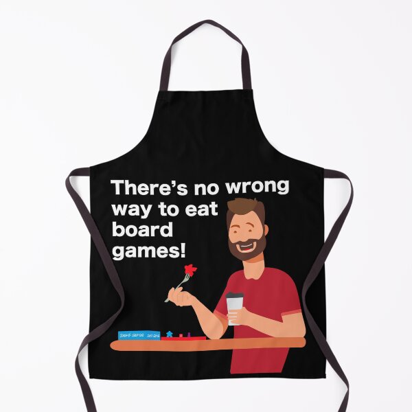 Item preview, There's No Wrong Way to Eat Board Games (White) designed and sold by GorsskyVlogs.