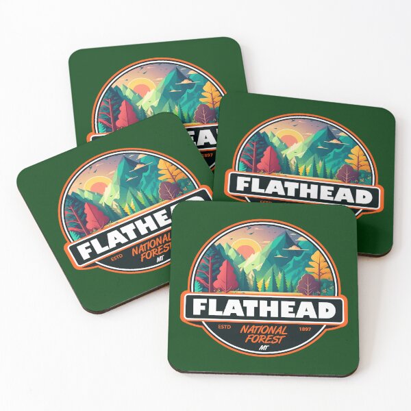 Item preview, Flathead National Forest Montana Emblem designed and sold by KrisSidDesigns.
