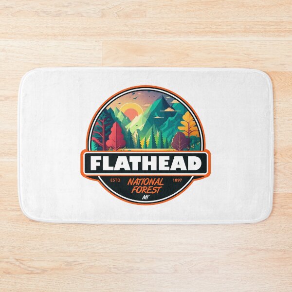 Item preview, Flathead National Forest Montana Emblem designed and sold by KrisSidDesigns.