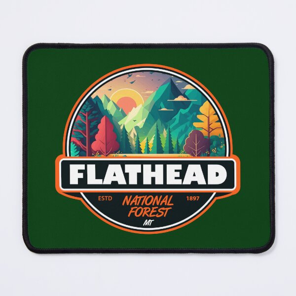 Item preview, Flathead National Forest Montana Emblem designed and sold by KrisSidDesigns.