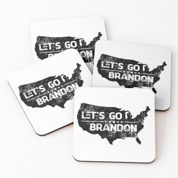 Item preview, Let's Go Brandon Bumper Sticker in black with America designed and sold by Manoroma.