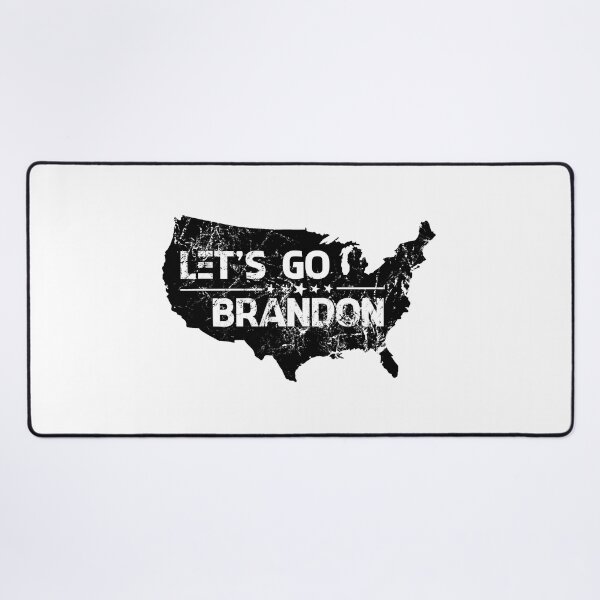 Item preview, Let's Go Brandon Bumper Sticker in black with America designed and sold by Manoroma.