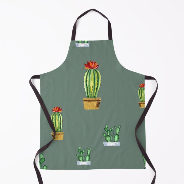 Item preview, Cactus in pot seamless pattern a watercolor mint designed and sold by Yana Mustafina | Boho Soulful Designs.