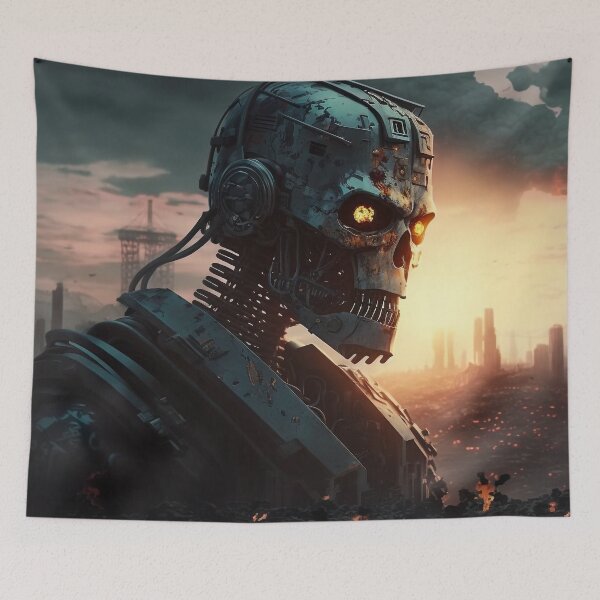 Item preview, AI War Cyborg designed and sold by AICreateWorlds.