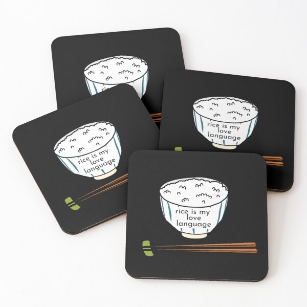 Item preview, Funny Rice Is My Love Language | Dark Background  designed and sold by embaarc.